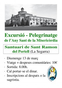 2016-03-13 Pelegrinatge Sant Ramon - Cartell